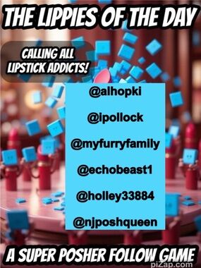 Featured on The Lippies of The Day a Super Posher Follow Game @bell1971